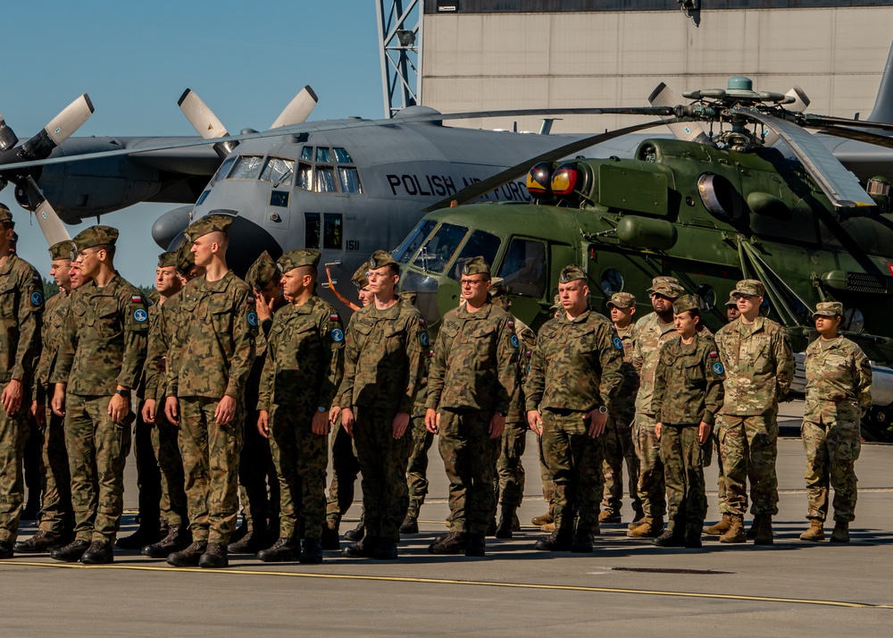 1st Cavalry Division stands alongside NATO allies during Polish Armed Forces Day