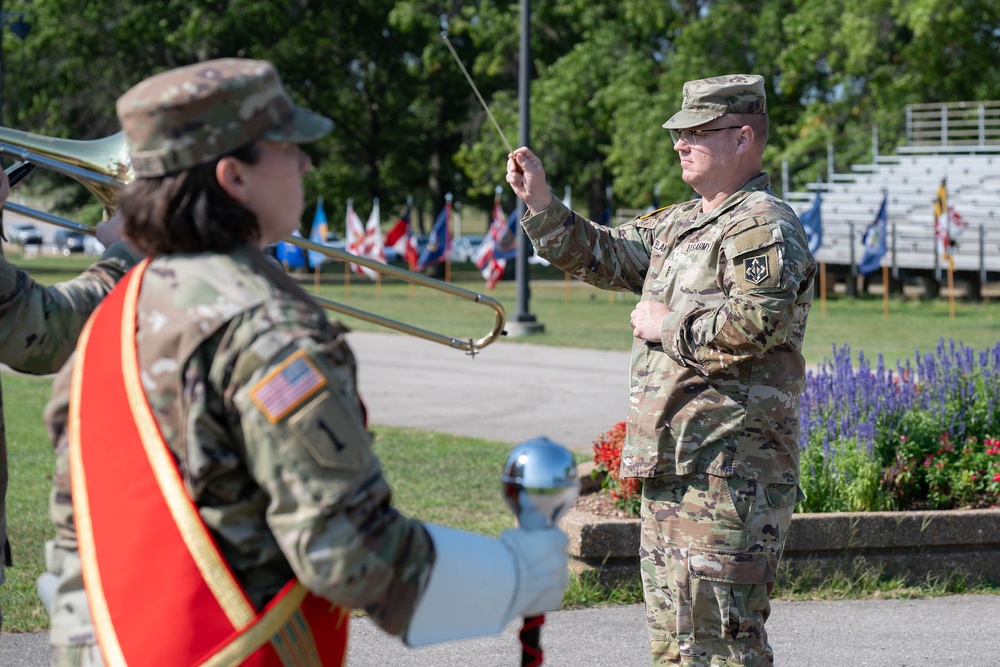 Fort Leonard Wood’s 399th Army Band marches in final review ceremony