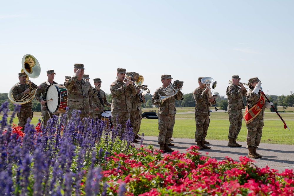 Fort Leonard Wood’s 399th Army Band marches in final review ceremony