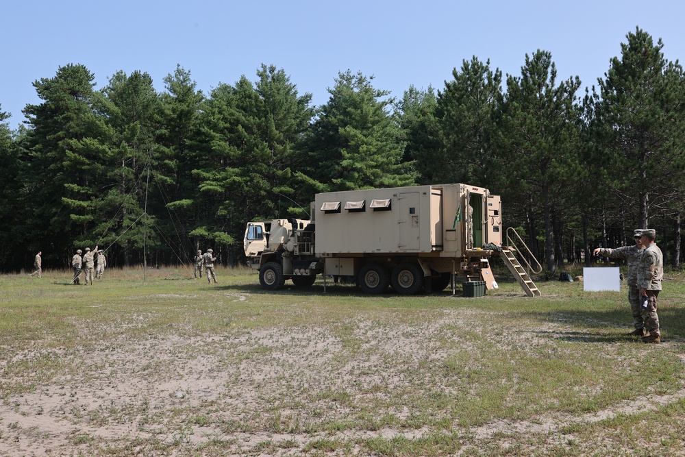 Setting up a command center in the field