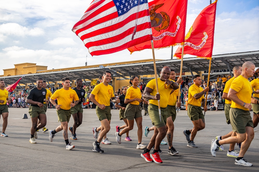 MCRD San Diego Hotel Company Motivational Run