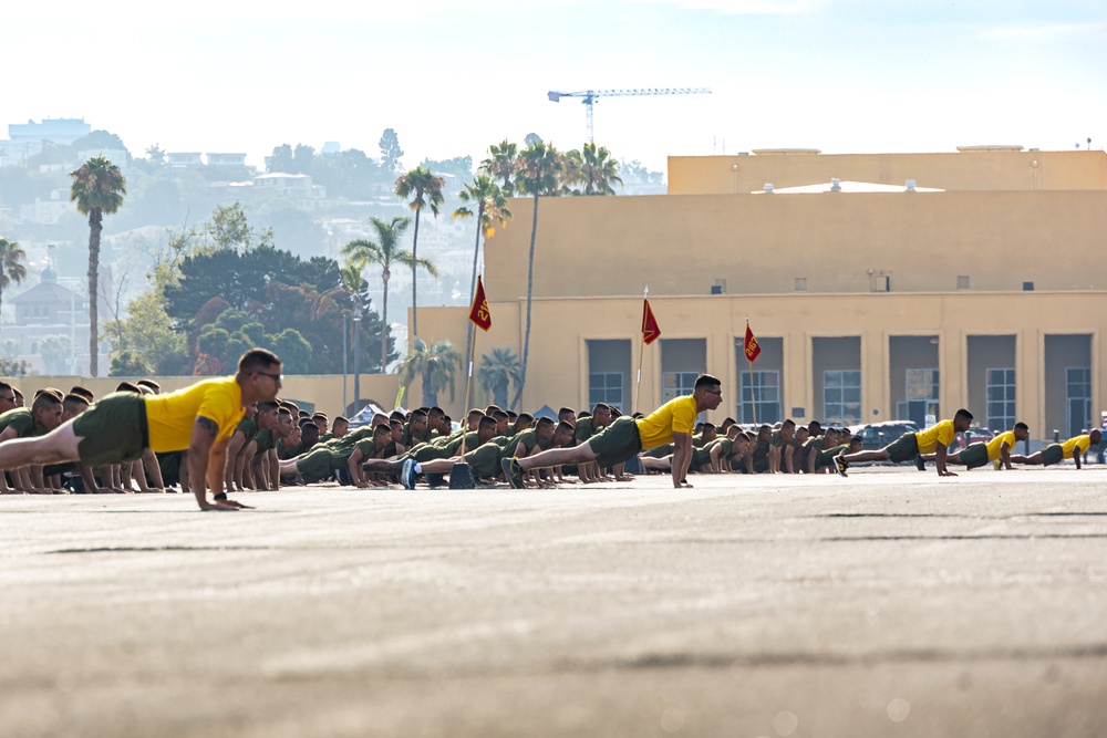 MCRD San Diego Hotel Company Motivational Run