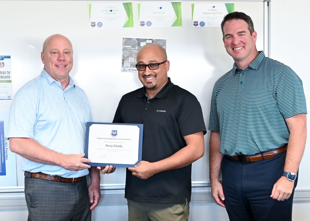 Science, engineering and technical quarterly award winners announced at OC-ALC