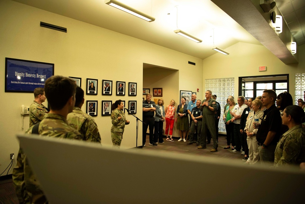 Gen. Minihan visits Band of the Golden West