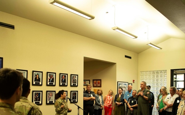 Gen. Minihan visits Band of the Golden West