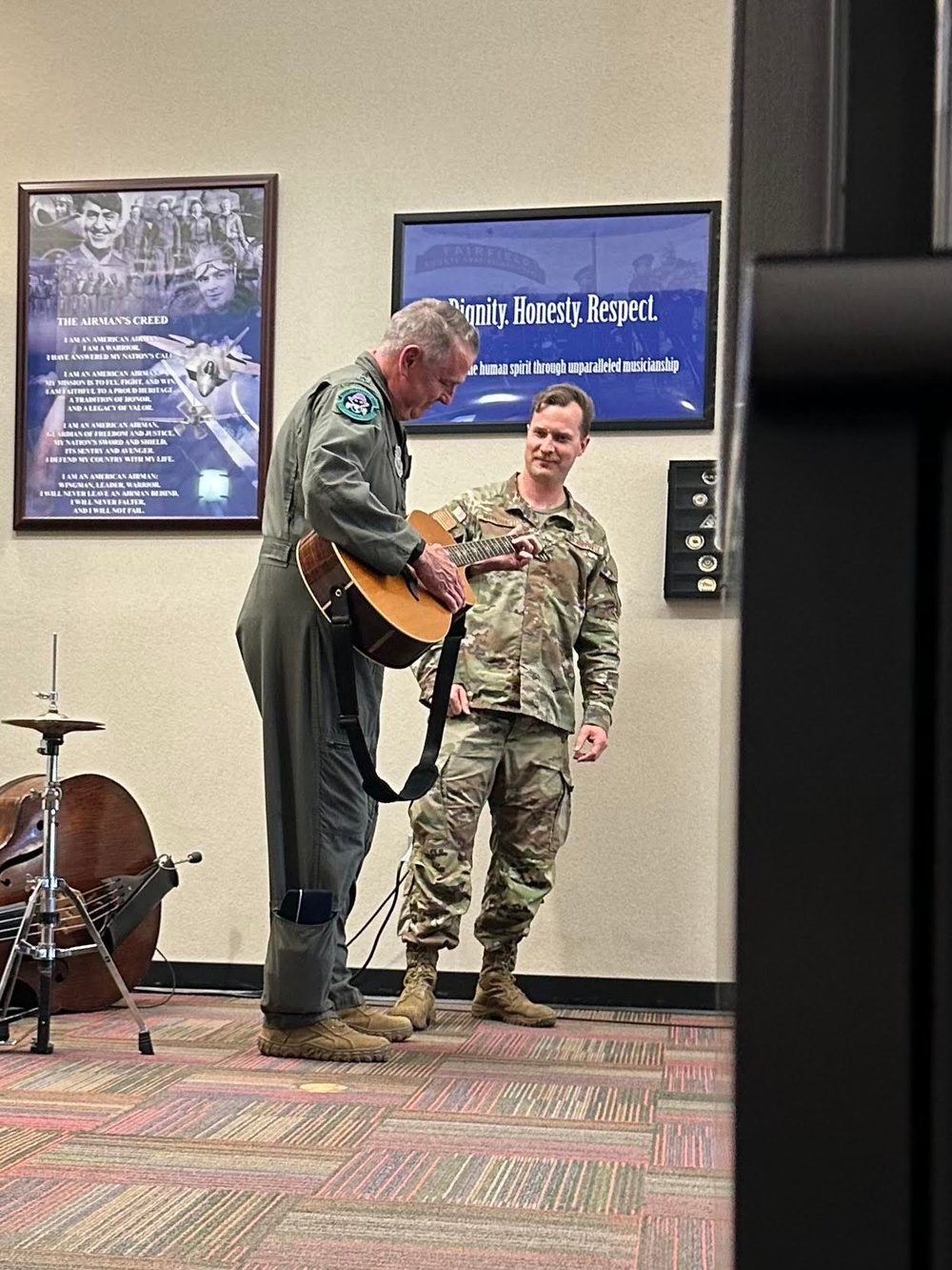 Gen. Minihan visits Band of the Golden West