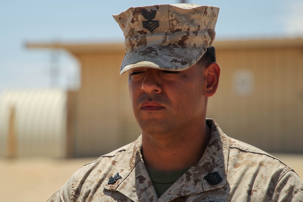 Marine and Sailors Awarded After Saving Marine's Life