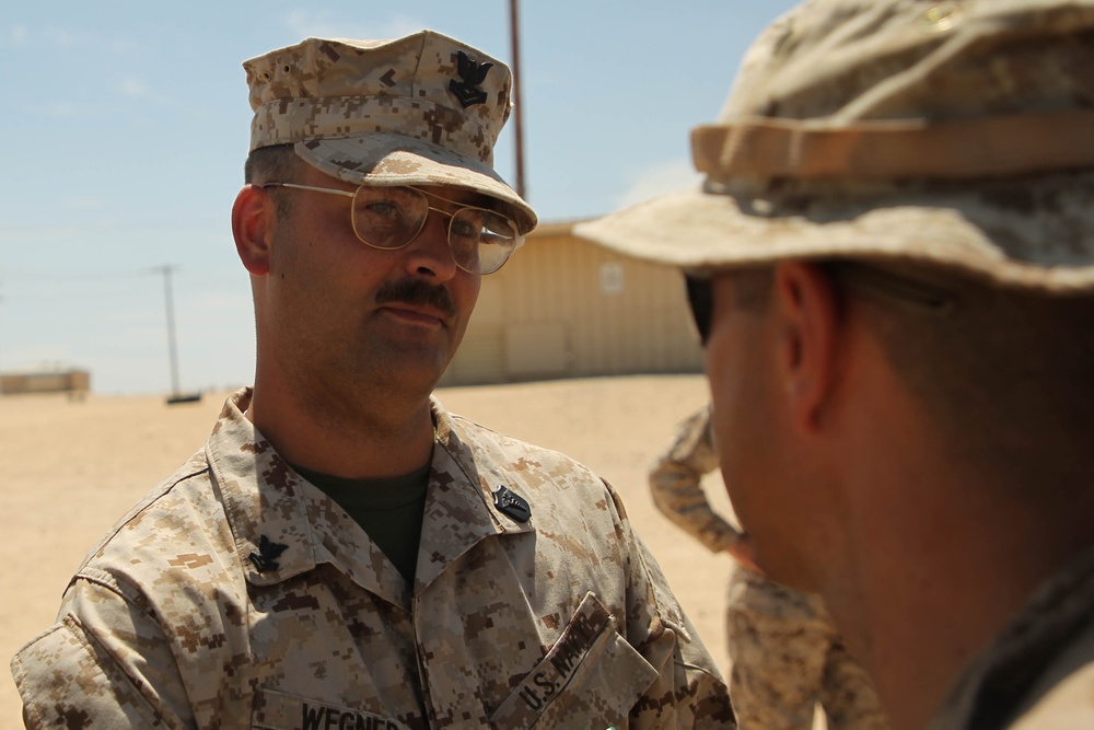 Marine and Sailors Awarded After Saving Marine's Life