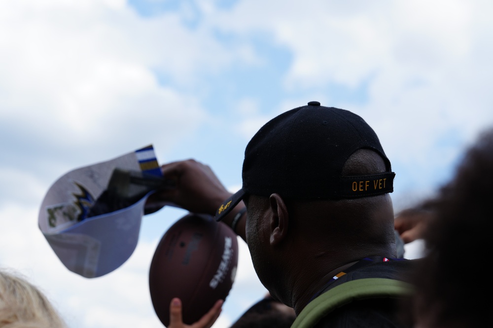 Fort Meade Service Members attend Baltimore Ravens Training Camp