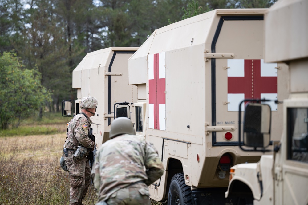 Medic: A 469th MCGA combat medic specialist at NS 24-2