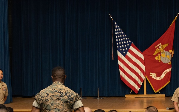 Gen. Smith and Sgt. Maj. Ruiz Visit Henderson Hall Marines