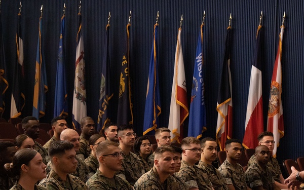 Gen. Smith and Sgt. Maj. Ruiz Visit Henderson Hall Marines
