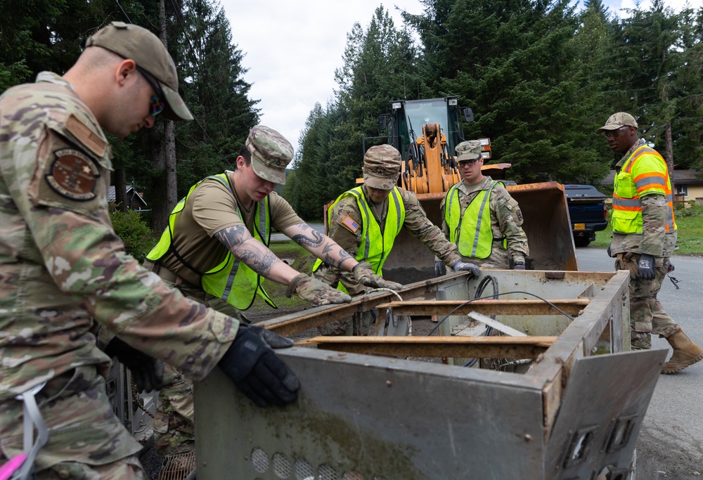 Alaska Organized Militia, partners clearing the way in Juneau