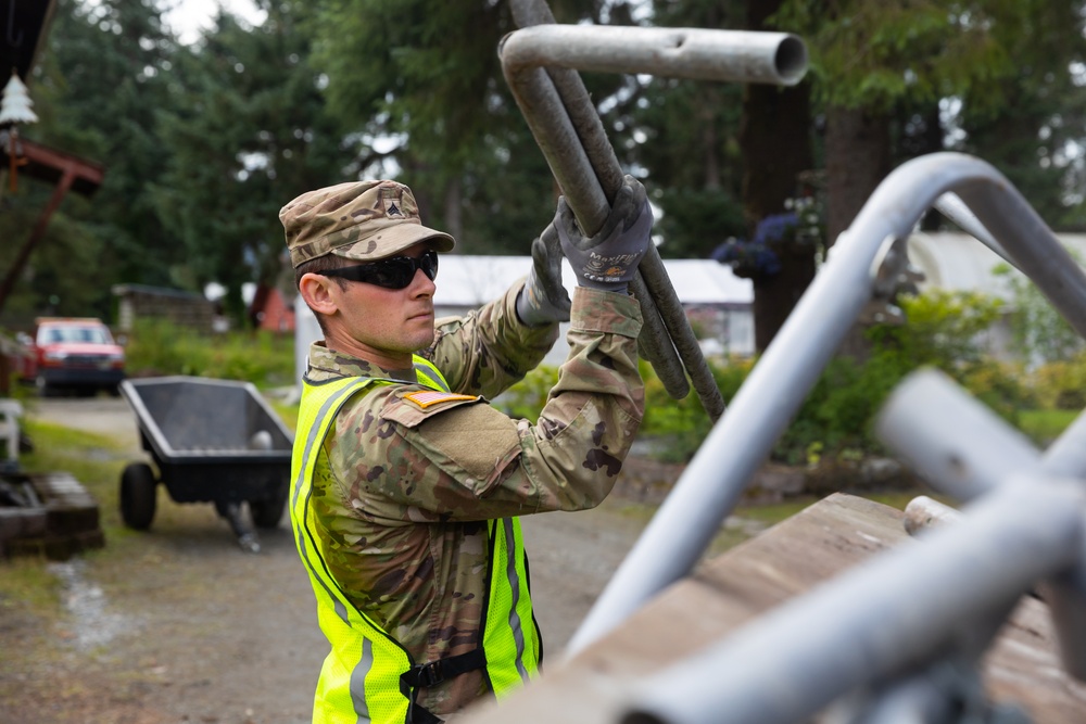 Alaska Organized Militia, partners clearing the way in Juneau