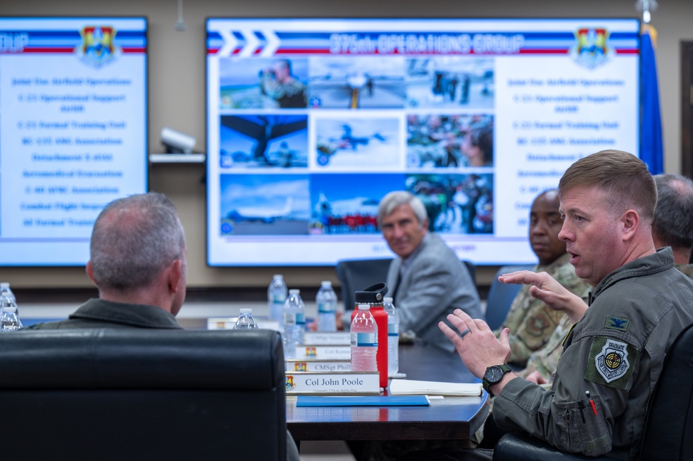 18th Air Force Commander Visit