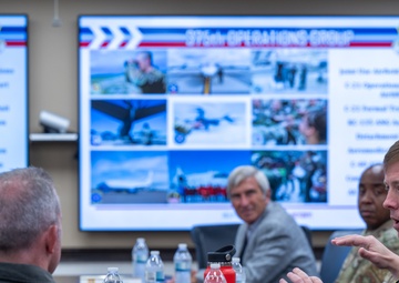 18th Air Force Commander Visit
