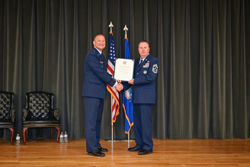 314th AW command chief retires after 29 years of service