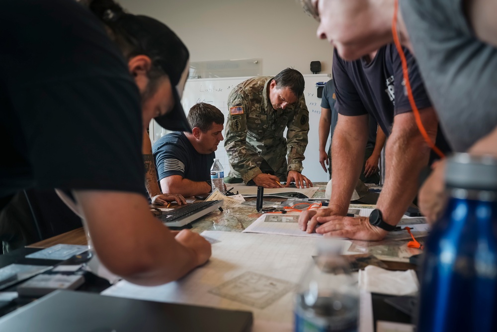 Western Regional Counterdrug Training Center instructors teach land navigation course at Quinault Indian Nation Emergency Management Department