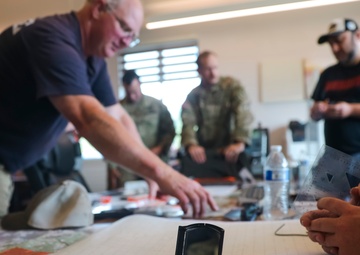 Western Regional Counterdrug Training Center instructors teach land navigation course at Quinault Indian Nation Emergency Management Department