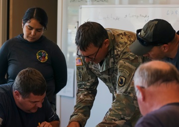 Western Regional Counterdrug Training Center instructors teach land navigation course at Quinault Indian Nation Emergency Management Department