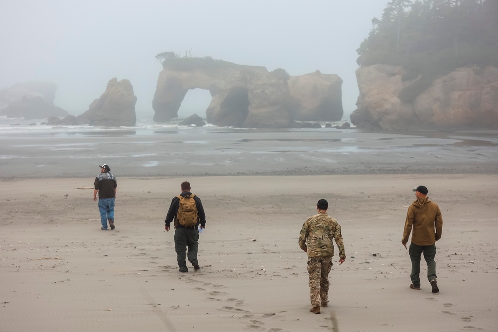 Western Regional Counterdrug Training Center instructors teach land navigation course at Quinault Indian Nation Emergency Management Department