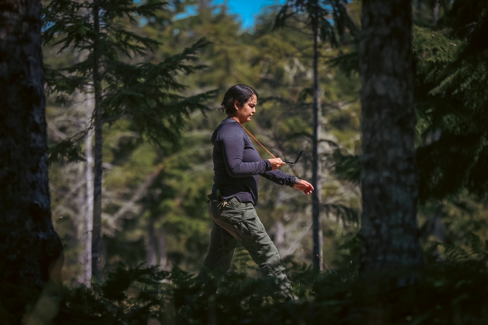 Western Regional Counterdrug Training Center instructors teach land navigation course at Quinault Indian Nation Emergency Management Department