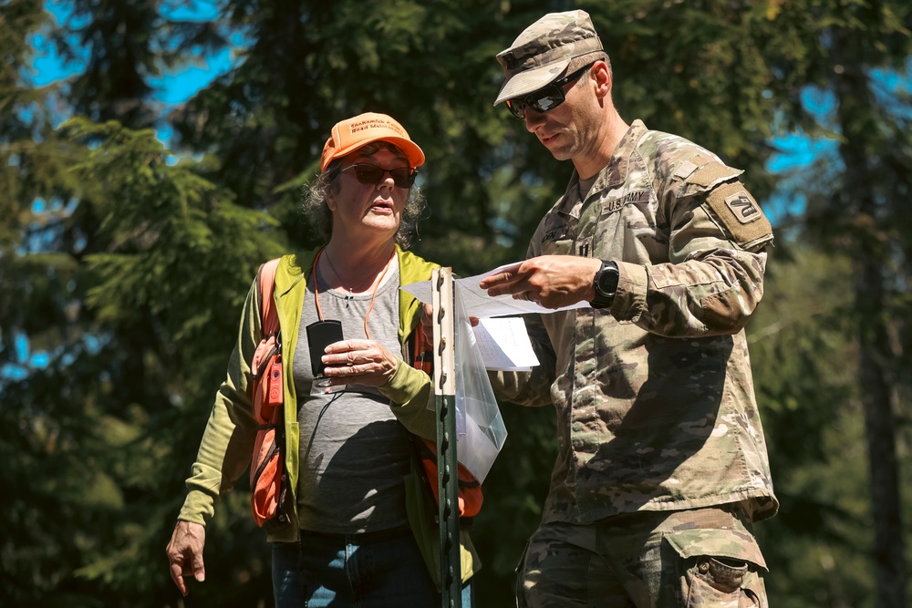 Western Regional Counterdrug Training Center instructors teach land navigation course at Quinault Indian Nation Emergency Management Department