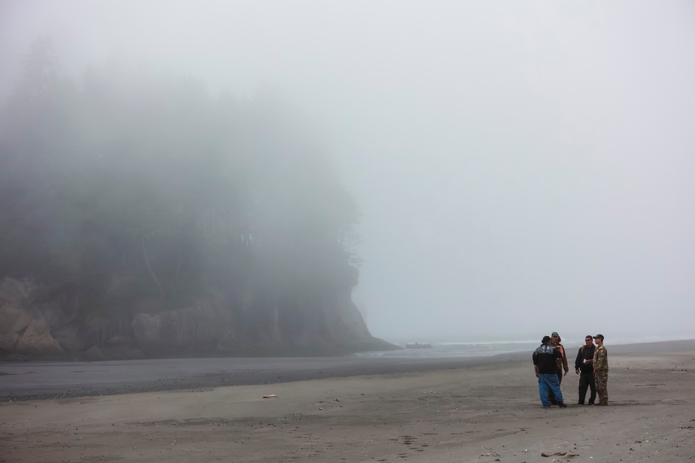 Western Regional Counterdrug Training Center instructors teach land navigation course at Quinault Indian Nation Emergency Management Department