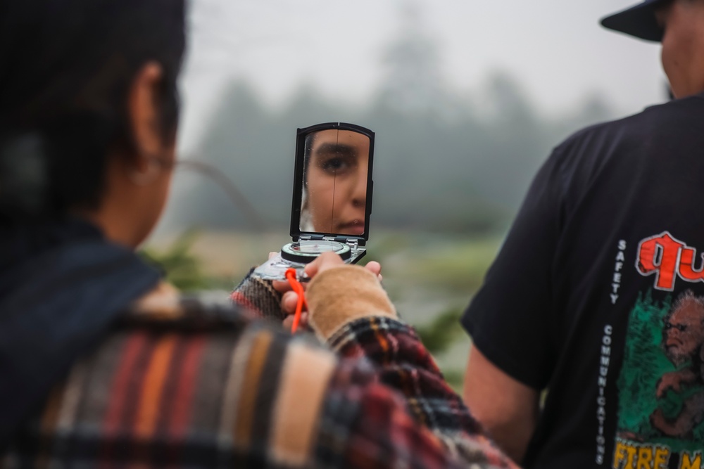 Western Regional Counterdrug Training Center instructors teach land navigation course at Quinault Indian Nation Emergency Management Department