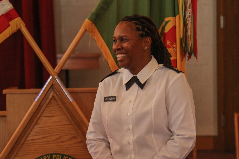 Sgt. 1st Class Sheniqua Johnson Promotion and Reenlistment Ceremony
