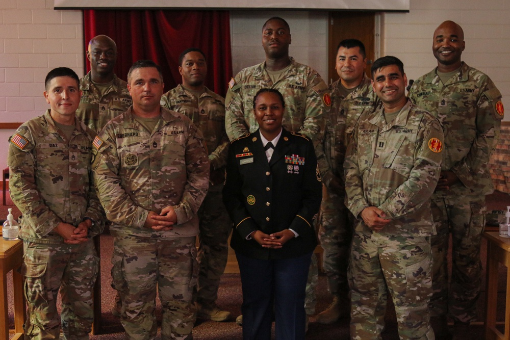 Sgt. 1st Class Sheniqua Johnson Promotion and Reenlistment Ceremony
