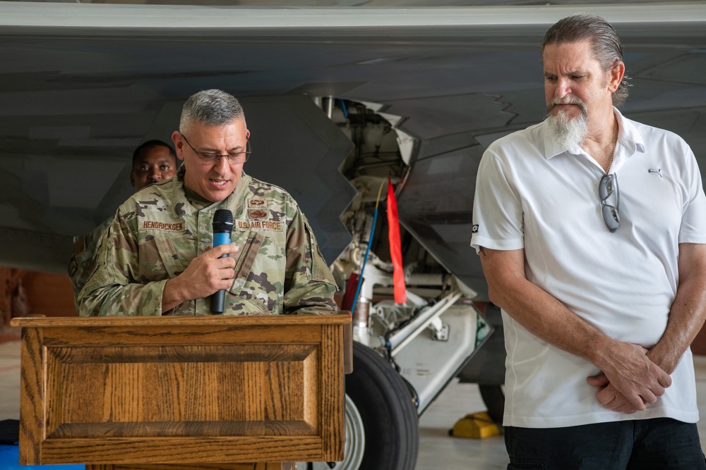 Master Sgt. John David Eaves retires