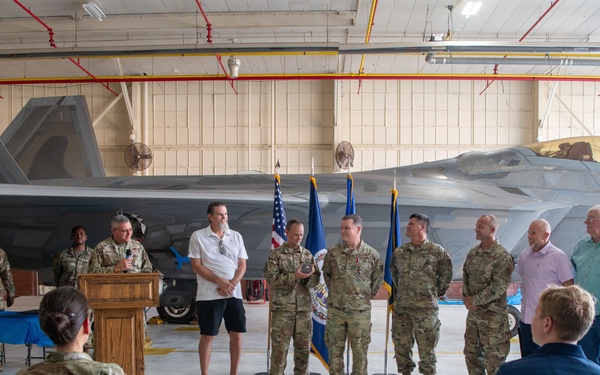 Master Sgt. John David Eaves retires