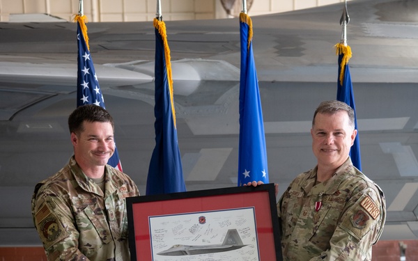 Master Sgt. John David Eaves retires