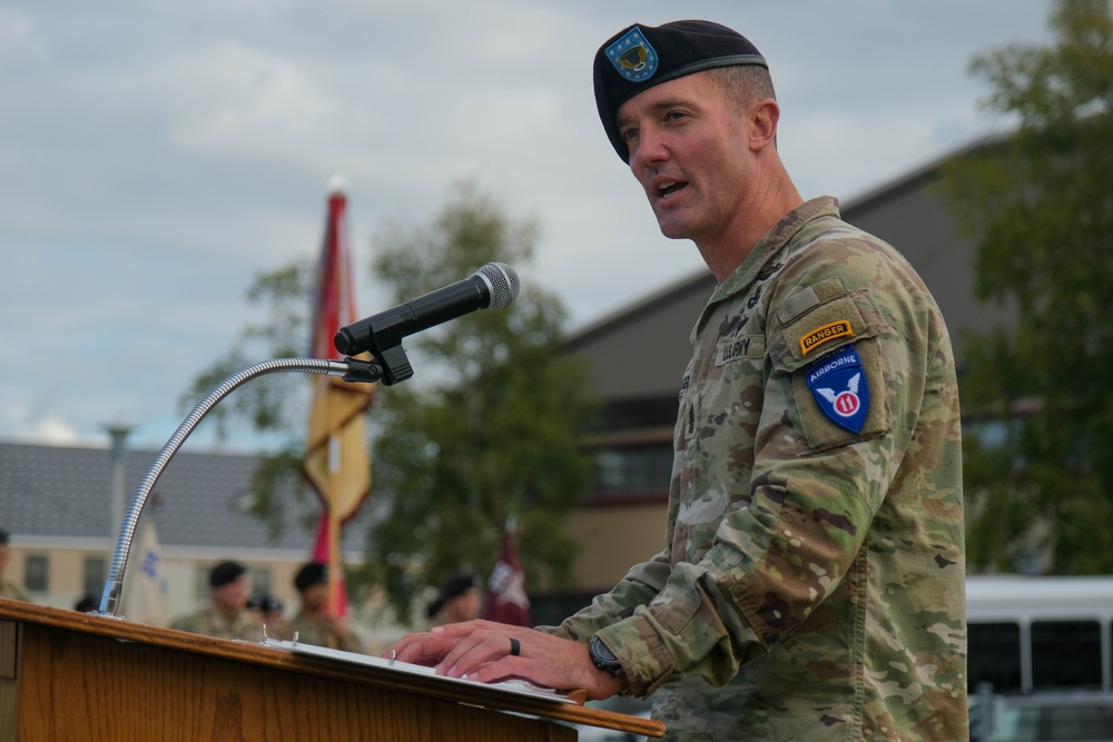Arctic Wolves Assumption of Responsibility Ceremony