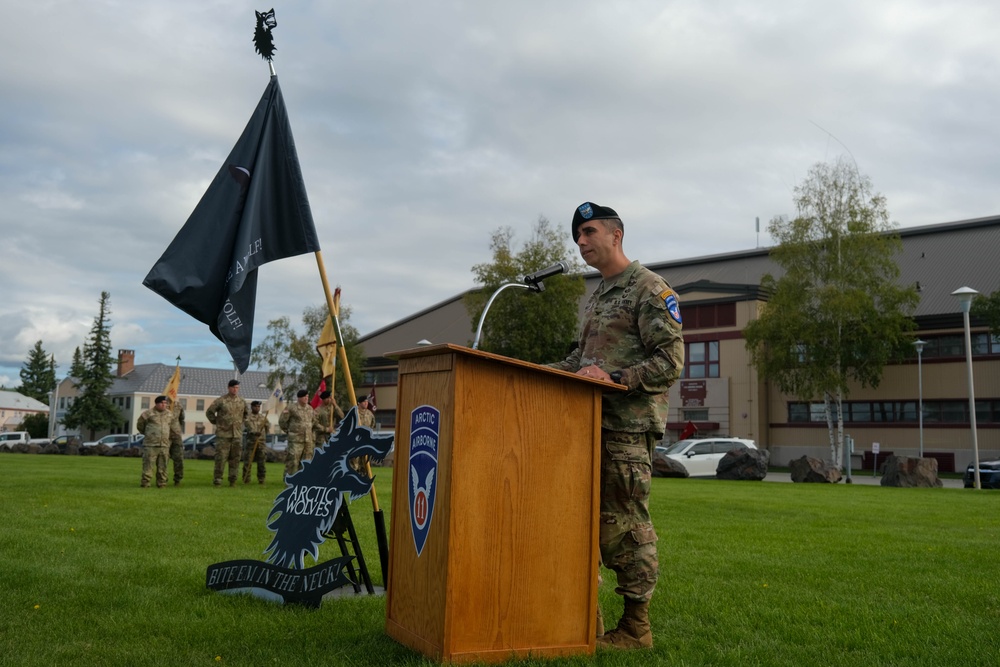 Arctic Wolves Assumption of Responsibility Ceremony