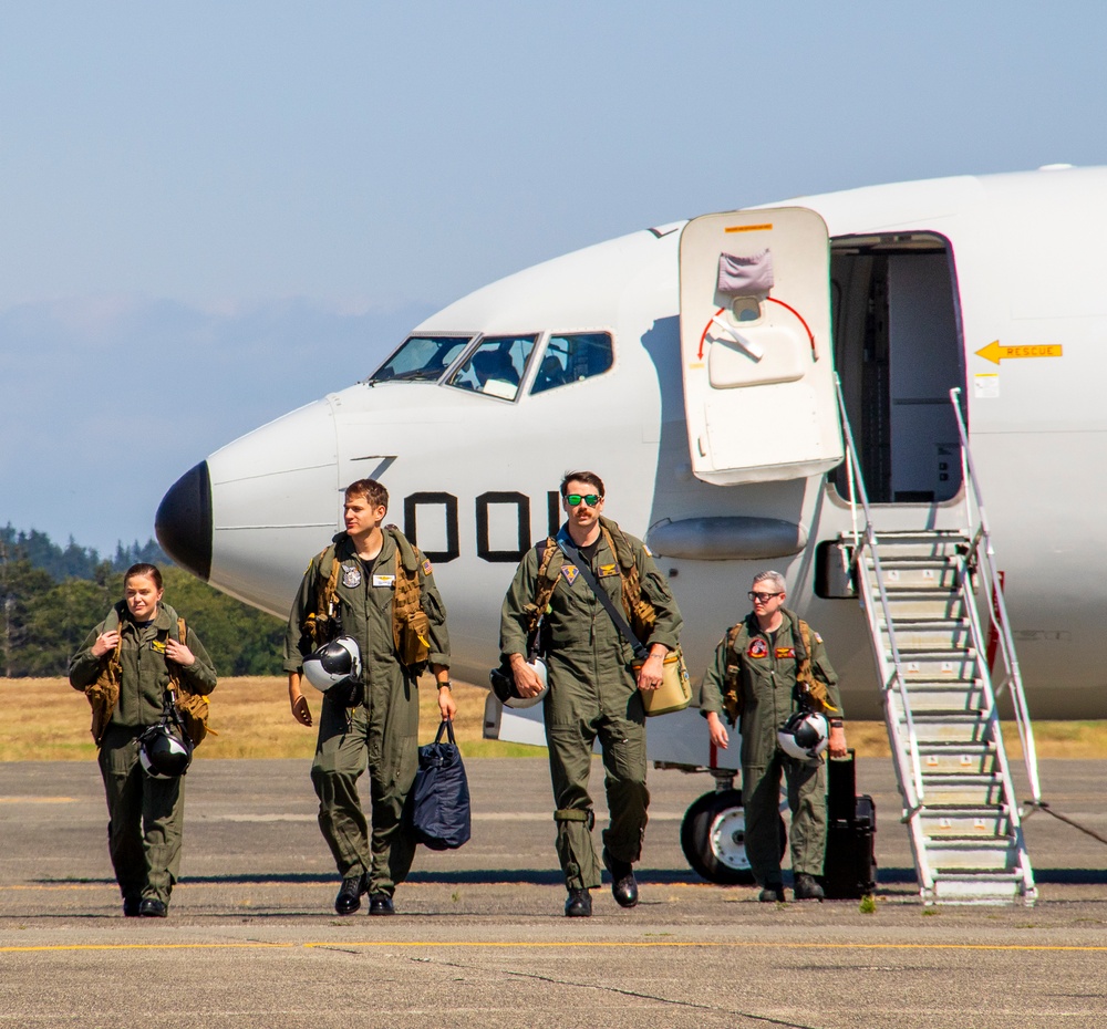 P-8A Poseidon Plane Catch