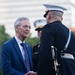 Lt. Gen. Anderson hosts the Sunset Parade 2024 at the USMC War Memorial