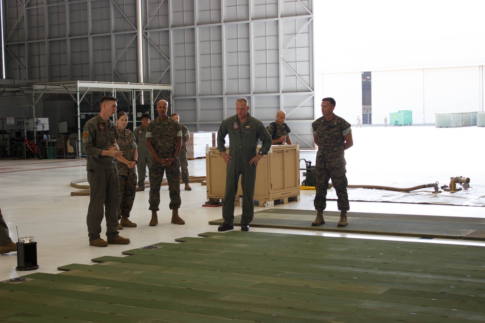 1st MAW CG visits MAG-24