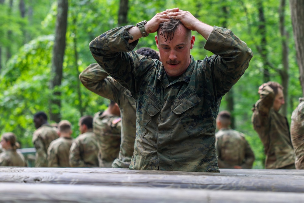 U.S. Marines participate in the U.S. Army Air Assault School at West Point