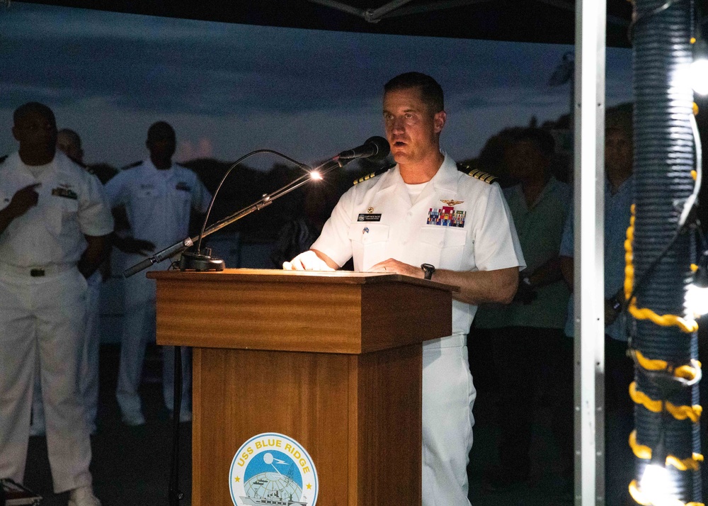 U.S. 7th Fleet, Blue Ridge Team Big Top Reception Palau