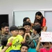 Service members from Camp Schwab host a display for local child-care center