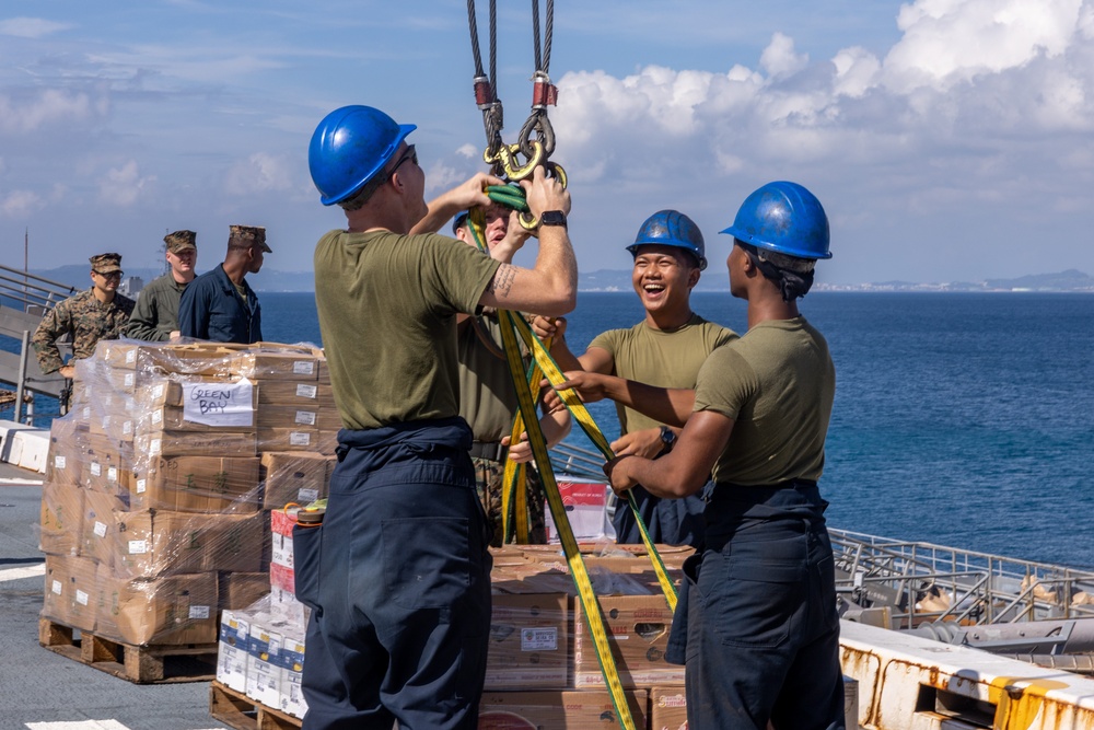 31st MEU Supply Replenishment at White Beach