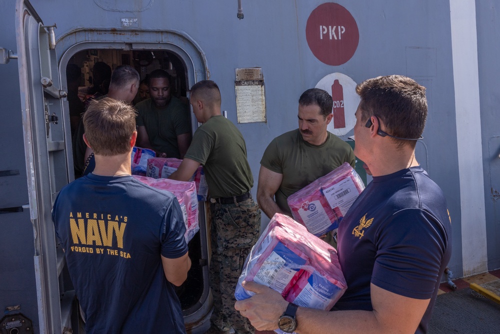 31st MEU Supply Replenishment at White Beach