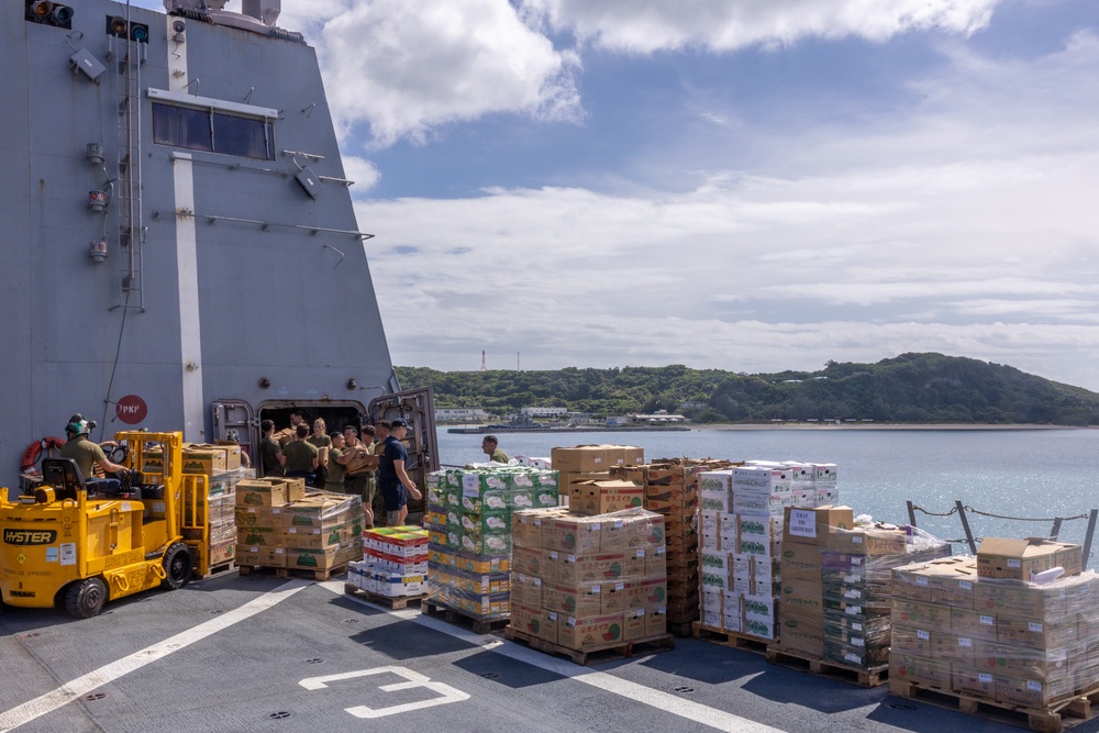 31st MEU Supply Replenishment at White Beach