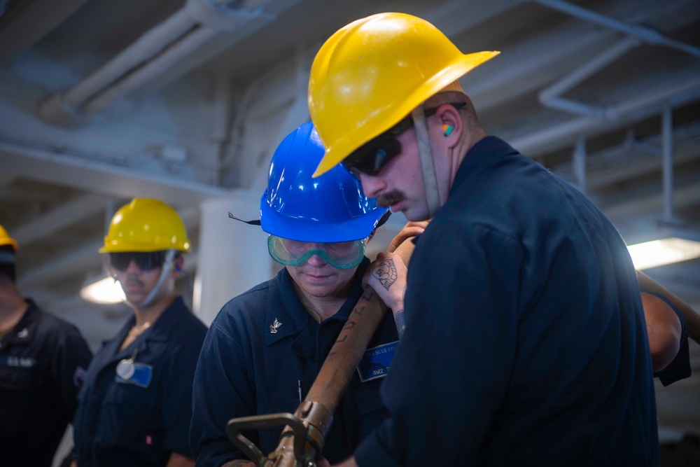 Blue Ridge Conducts Sea and Anchor While Departing Palau