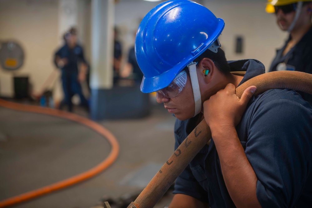 Blue Ridge Conducts Sea and Anchor While Departing Palau