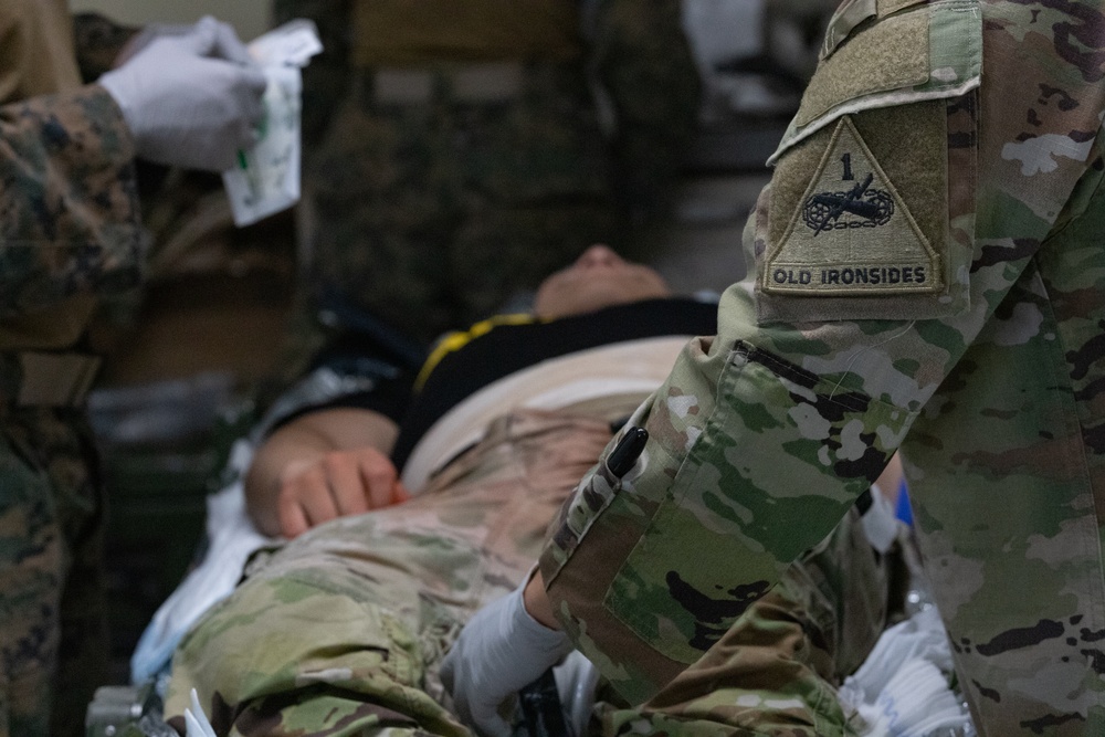 Strengthening the joint medical force: U.S. Army combat medics and Navy corpsmen conduct dynamic cross-training during Operation Pacific Fortitude