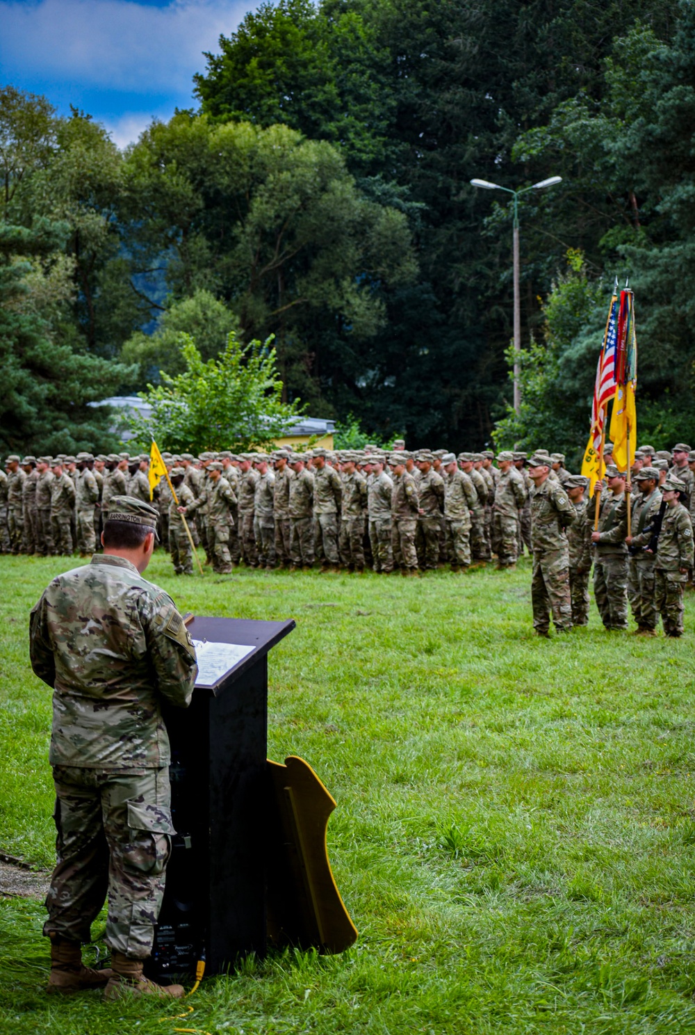 McCready assumes senior enlisted position of 1-66AR