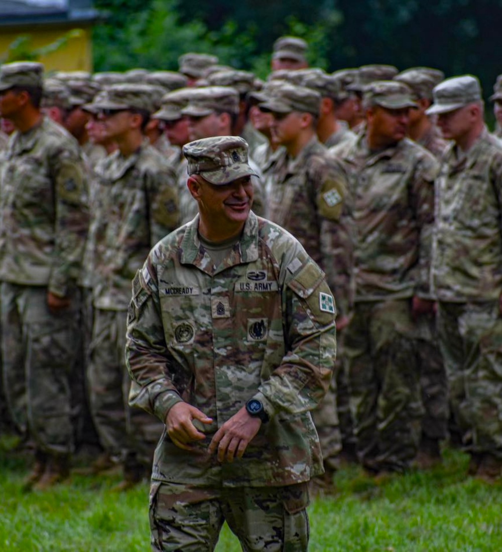 McCready assumes senior enlisted position of 1-66AR